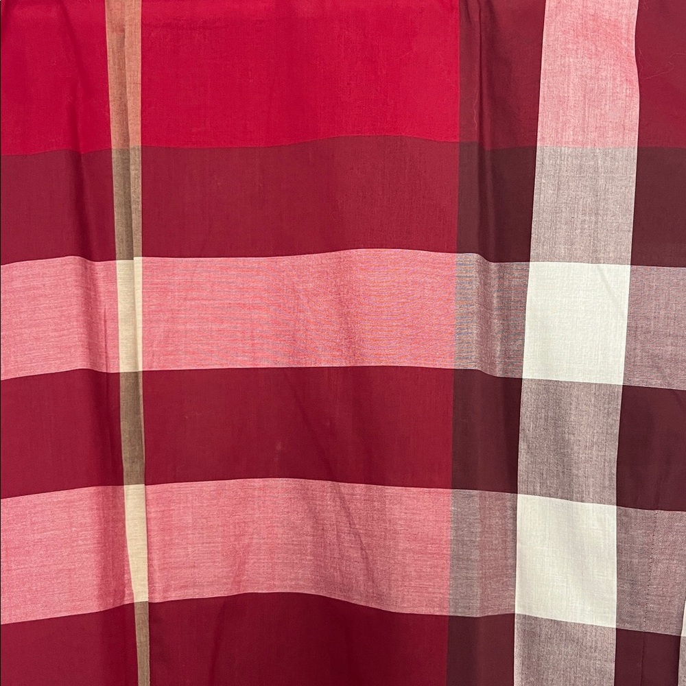 Burberry Red Plaid Nova Check Button-Down Shirt - Picture 6 of 8